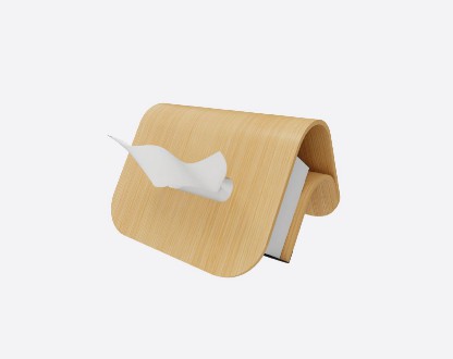 CADET wooden designer tissue holder