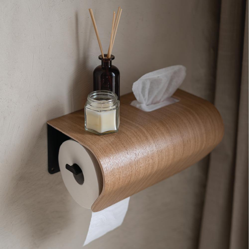 CAPTAIN toalettpapír-tartó nedvestörlőkendő-adagolóval belső polc kialakítással
