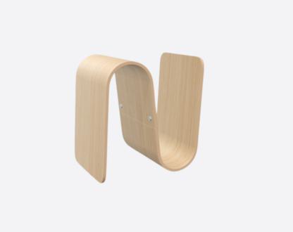 MEANDER bookend (small, oak)