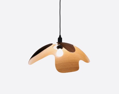 FLESUS lamp (walnut-oak)